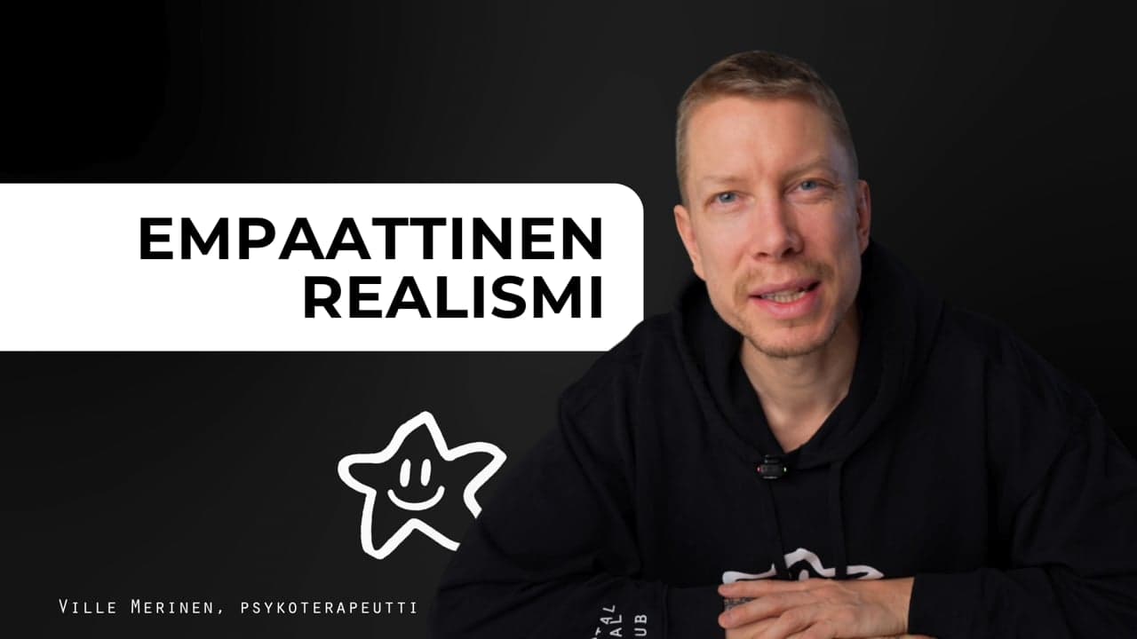Ville Merinen giving a lecture on Empathic Realism